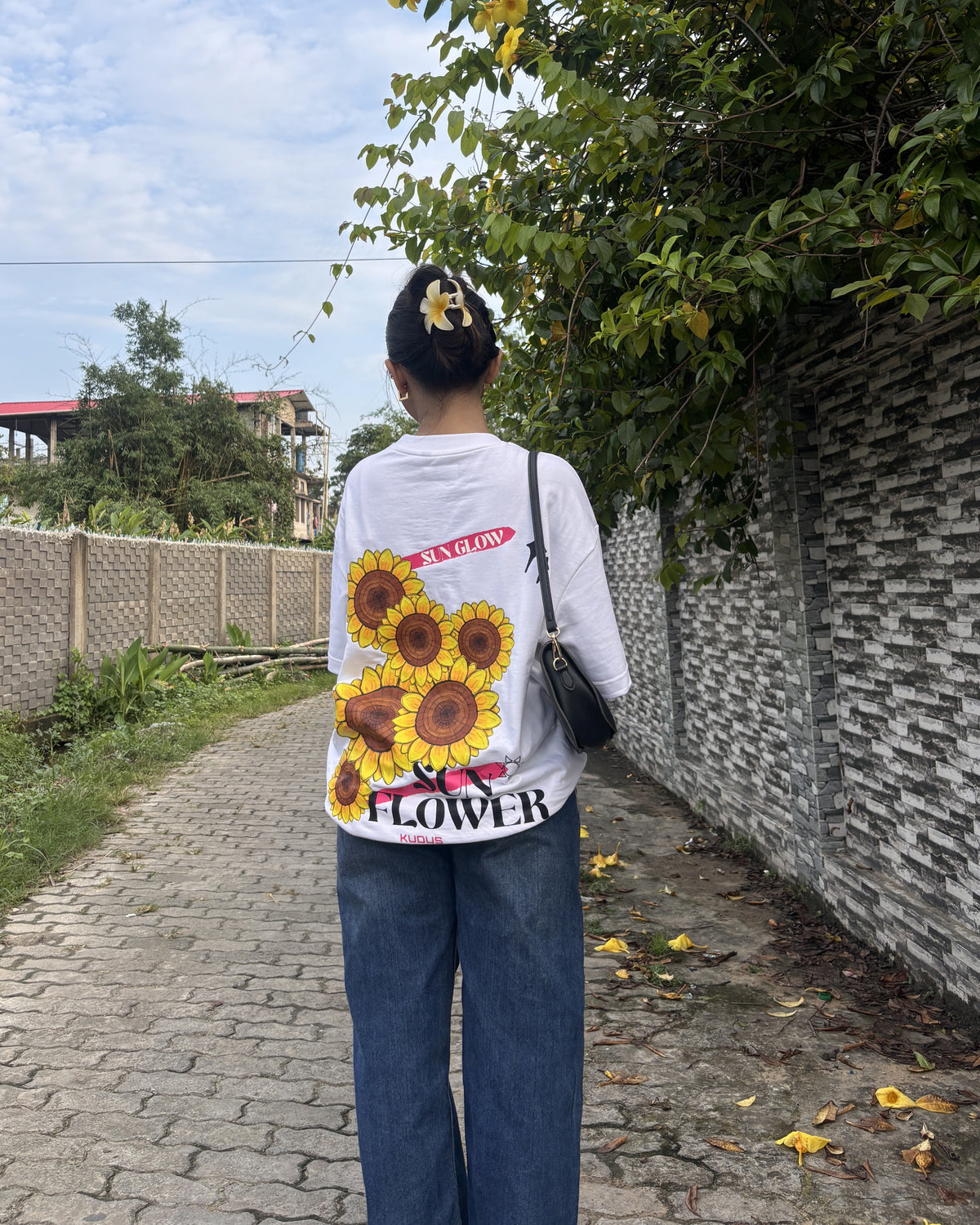 Sun Flower Oversized T-shirt