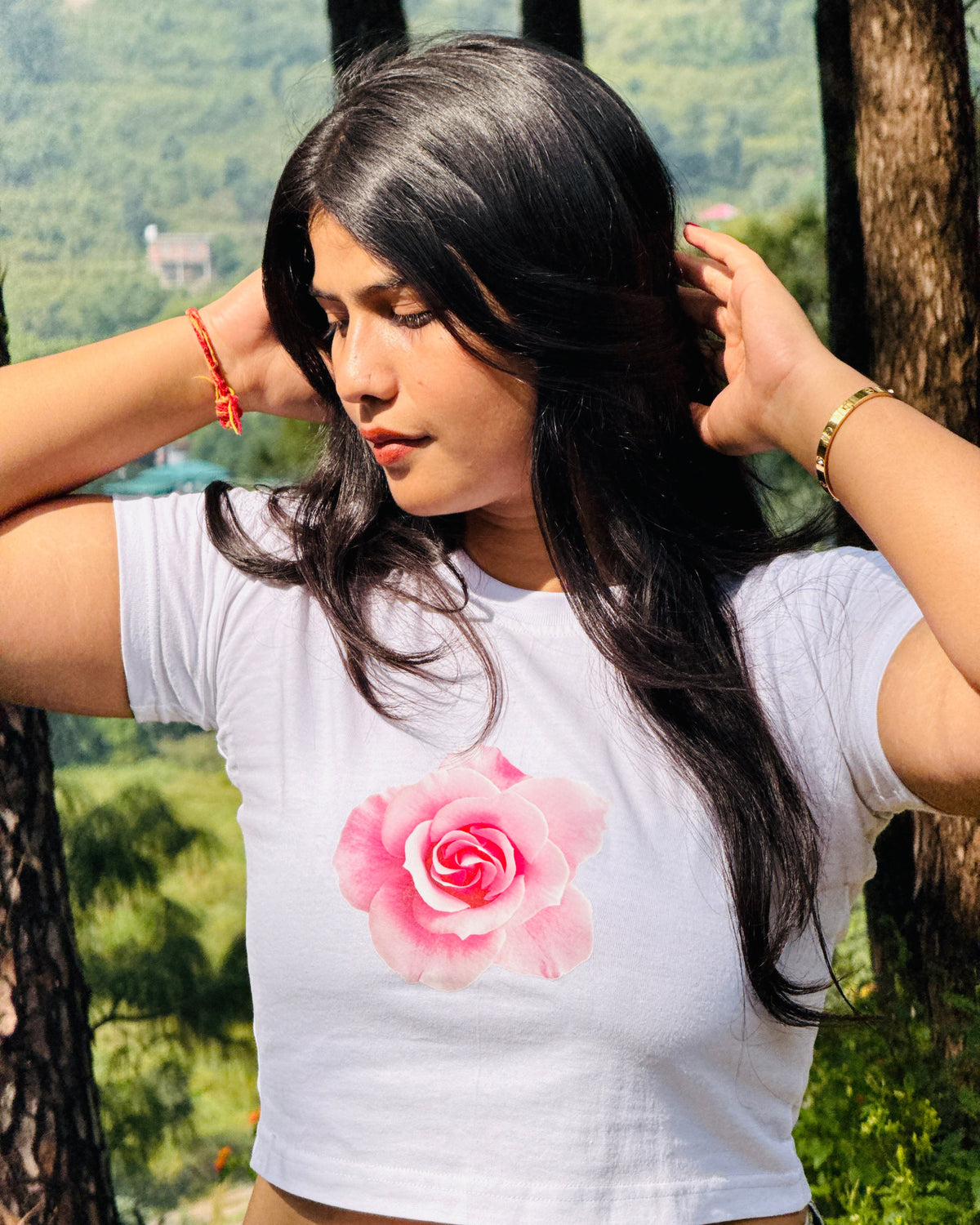 Flower Baby Tee