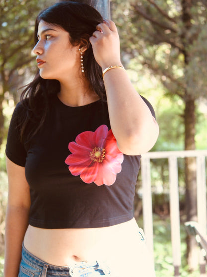 Flower Baby Tee