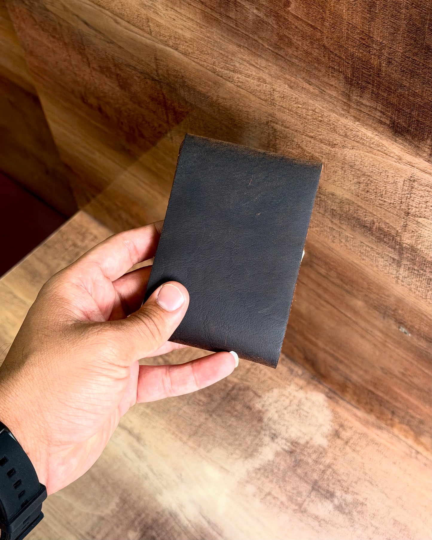 Slim Flip Genuine Leather Wallet [ No brandings/ No logos. Just What you needed a Leather Wallet ]