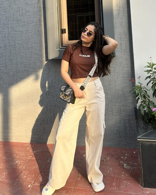 EVERYDAY COFFEE Crop Top