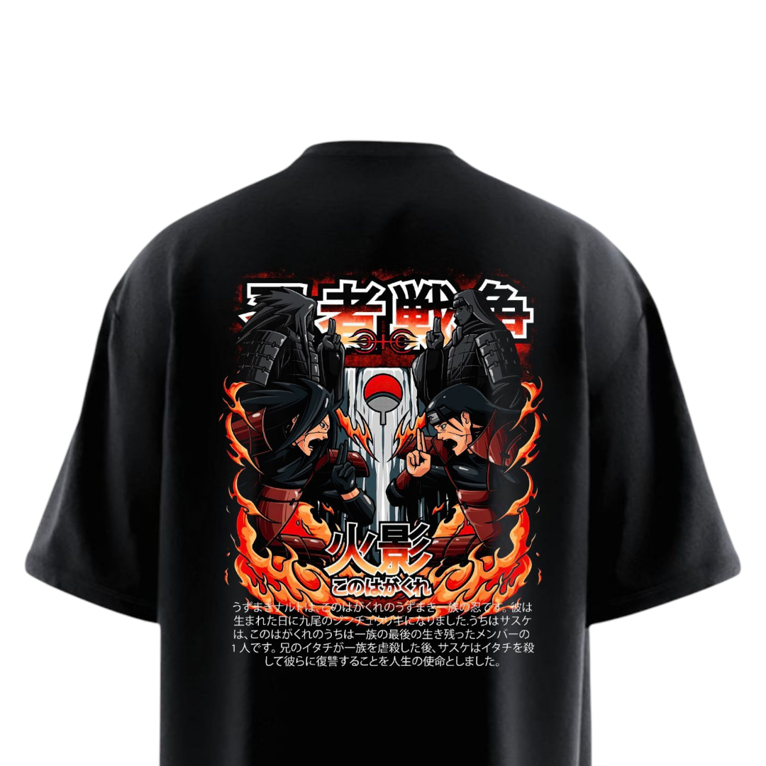 Senju and Uchiha Oversized T-shirt