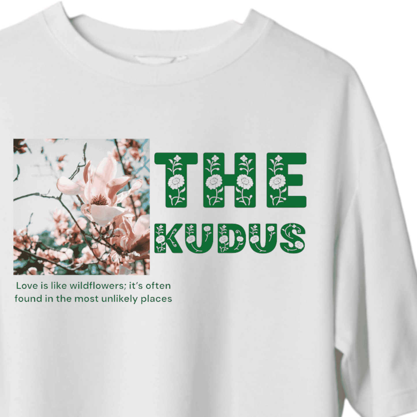Ultra Soft Heavy Weight Oversized Tshirt - THE KUDUS FLOWER
