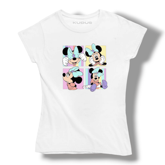 Minney White Women Tshirt
