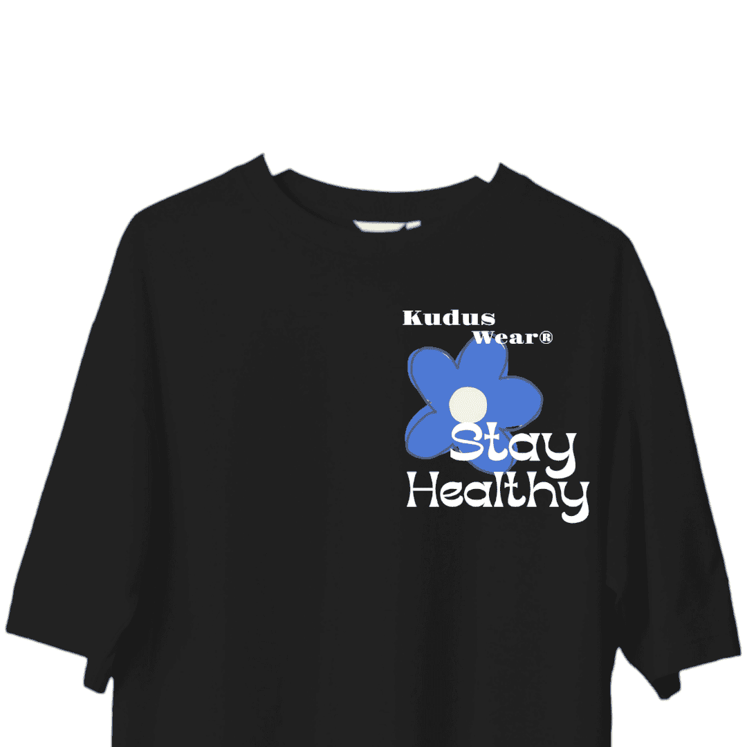 Ultra Soft Heavy Weight Oversized Tshirt - Stay Healthy