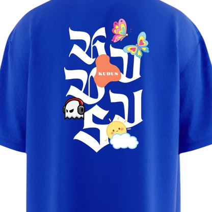 MODEL 1 ROYAL BLUE Heavy Weight Oversized T-shirt