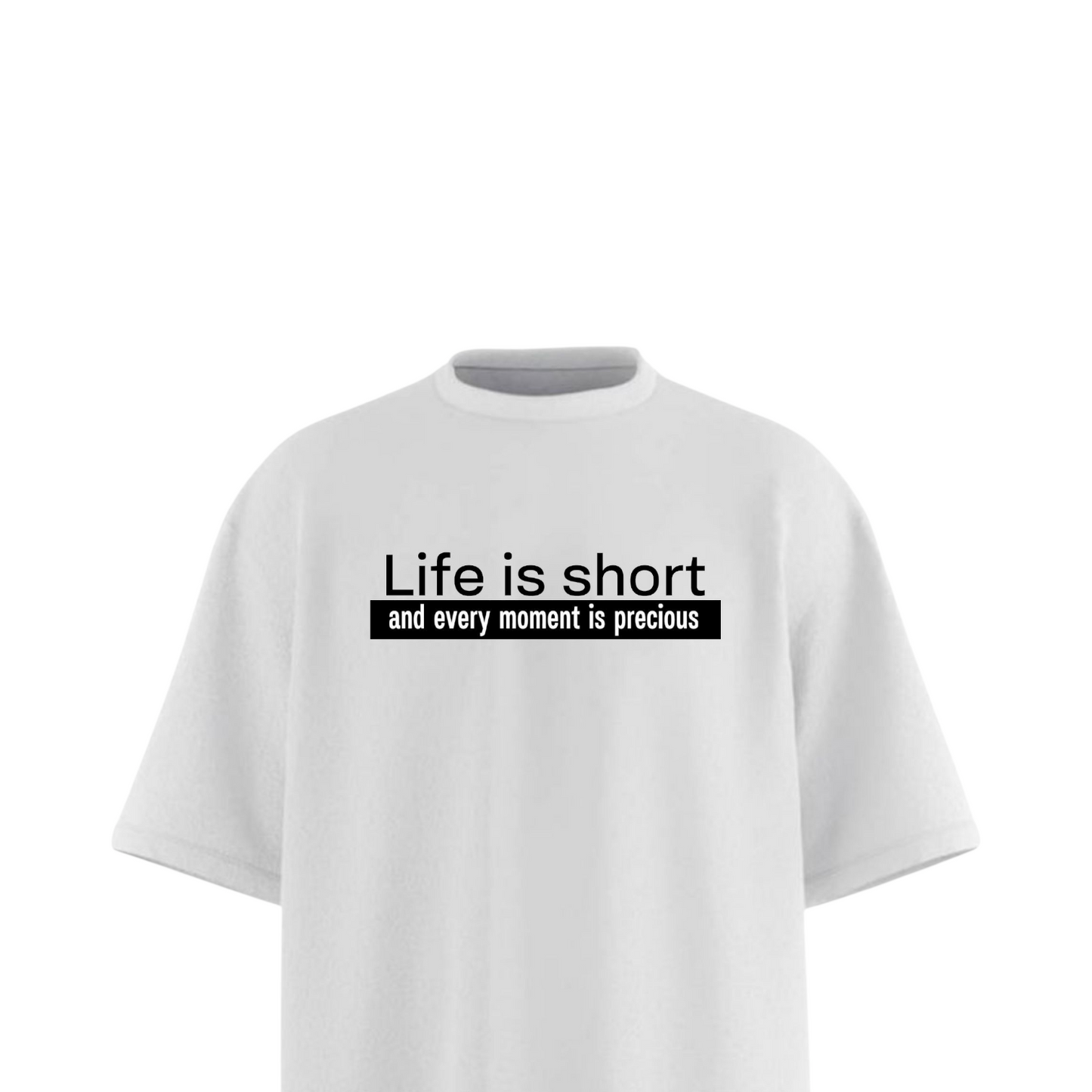 LIFE IS SHORT Oversized T-shirt
