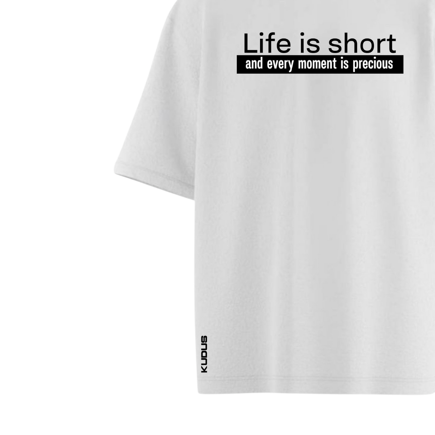 LIFE IS SHORT Oversized T-shirt