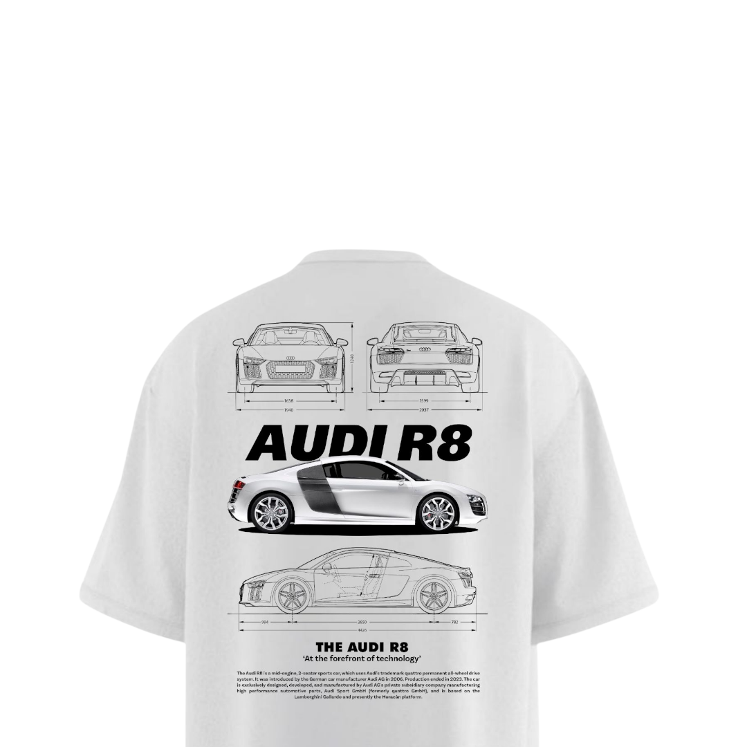 AUDI R8 Heavy Weight Oversized T-shirt
