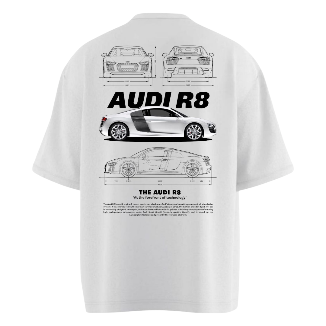 AUDI R8 Heavy Weight Oversized T-shirt – Kudus wear