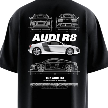 AUDI R8 Heavy Weight Oversized T-shirt