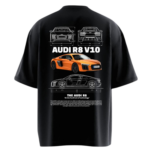 AUDI R8 V10 Heavy Weight Oversized T-shirt
