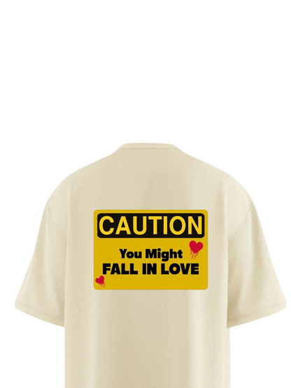 CAUTION Soft Oversized T-shirt
