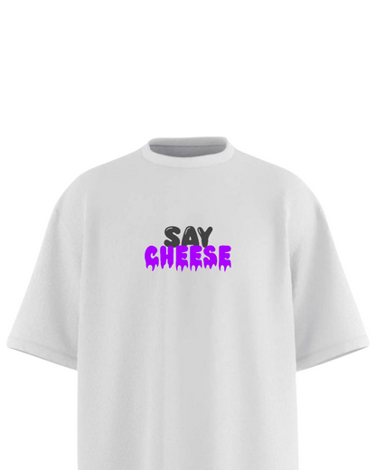SAY CHEESE Soft Oversized T-shirt