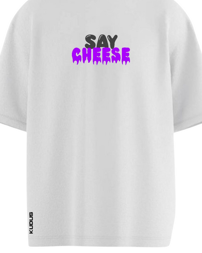 SAY CHEESE Soft Oversized T-shirt