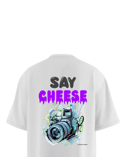 SAY CHEESE Soft Oversized T-shirt