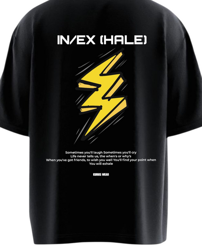 IN/EX [HALE] Heavy Weight Oversized T-shirt