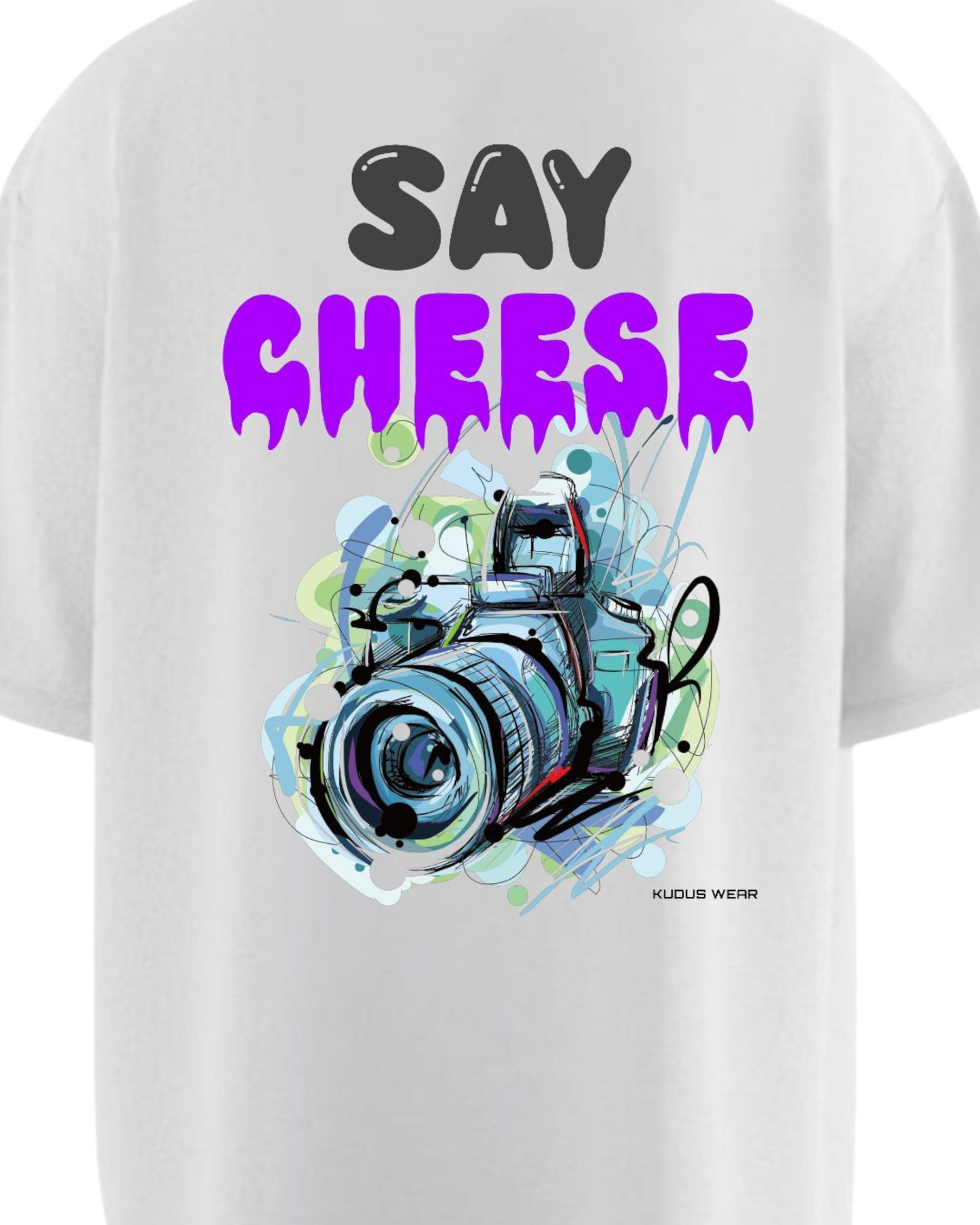 SAY CHEESE Soft Oversized T-shirt