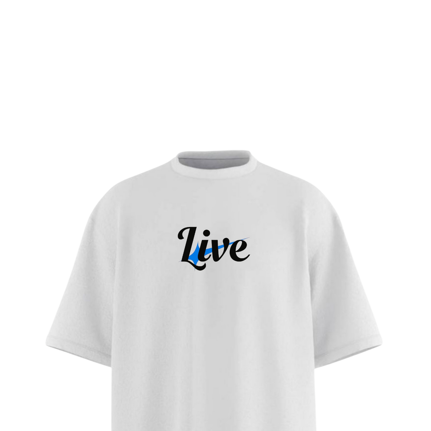 LIVE IN THE MOMENT Heavy Weight Oversized T-shirt
