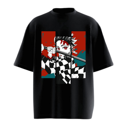 TANJIRO DEMON SLAYER Oversized T-shirt