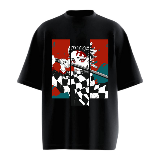 TANJIRO DEMON SLAYER Oversized T-shirt