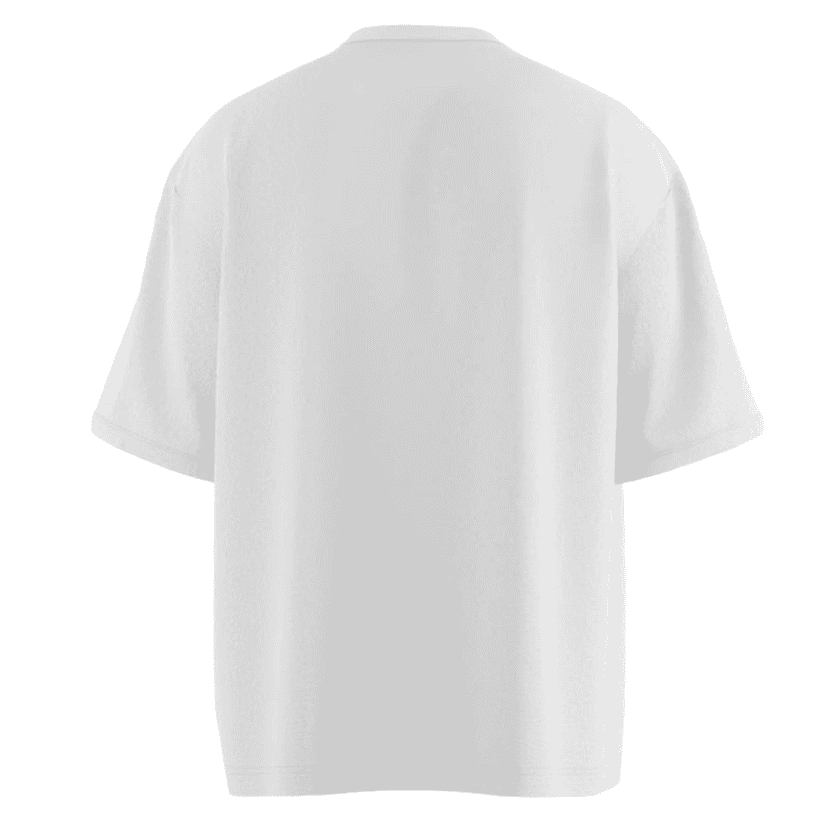 Everyday White Solid Ultrasoft Oversized T-shirt