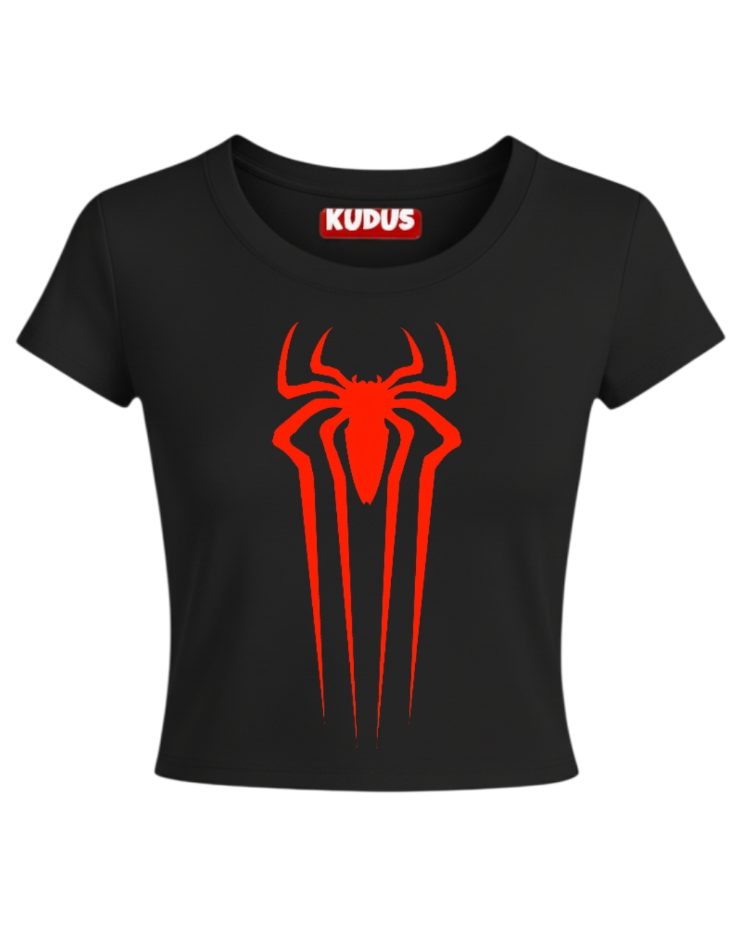 Spider Black Crop top