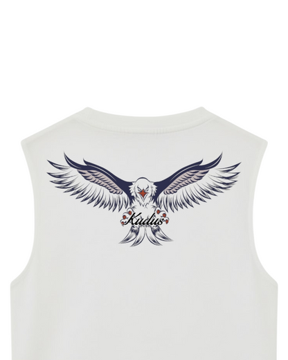 EAGLE ULTRASOFT WHITE SLEEVELESS VESTS