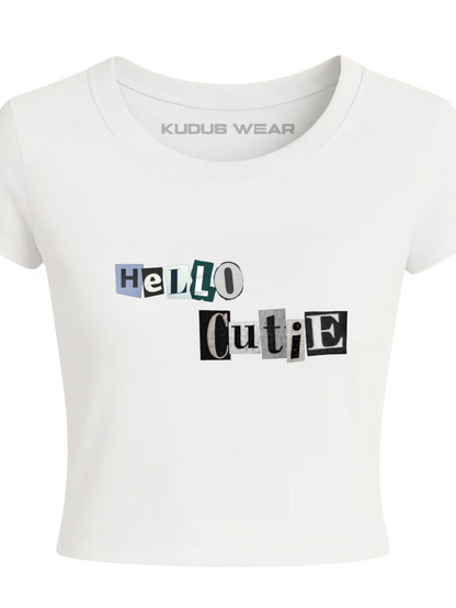 HELLO CUTIE Baby Crop Top For Women