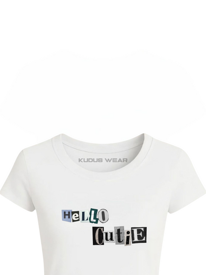 HELLO CUTIE Baby Crop Top For Women