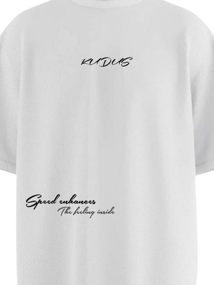 Speed Enhances Heavy Weight Oversized T-shirt