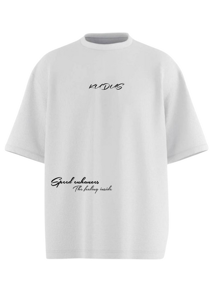 Speed Enhances Heavy Weight Oversized T-shirt
