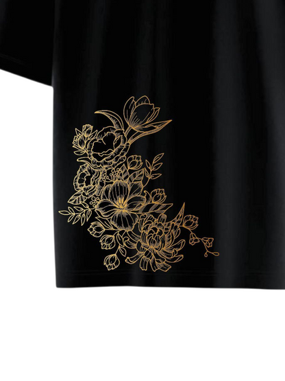 Golden Flower Heavy Weight Oversized T-shirt