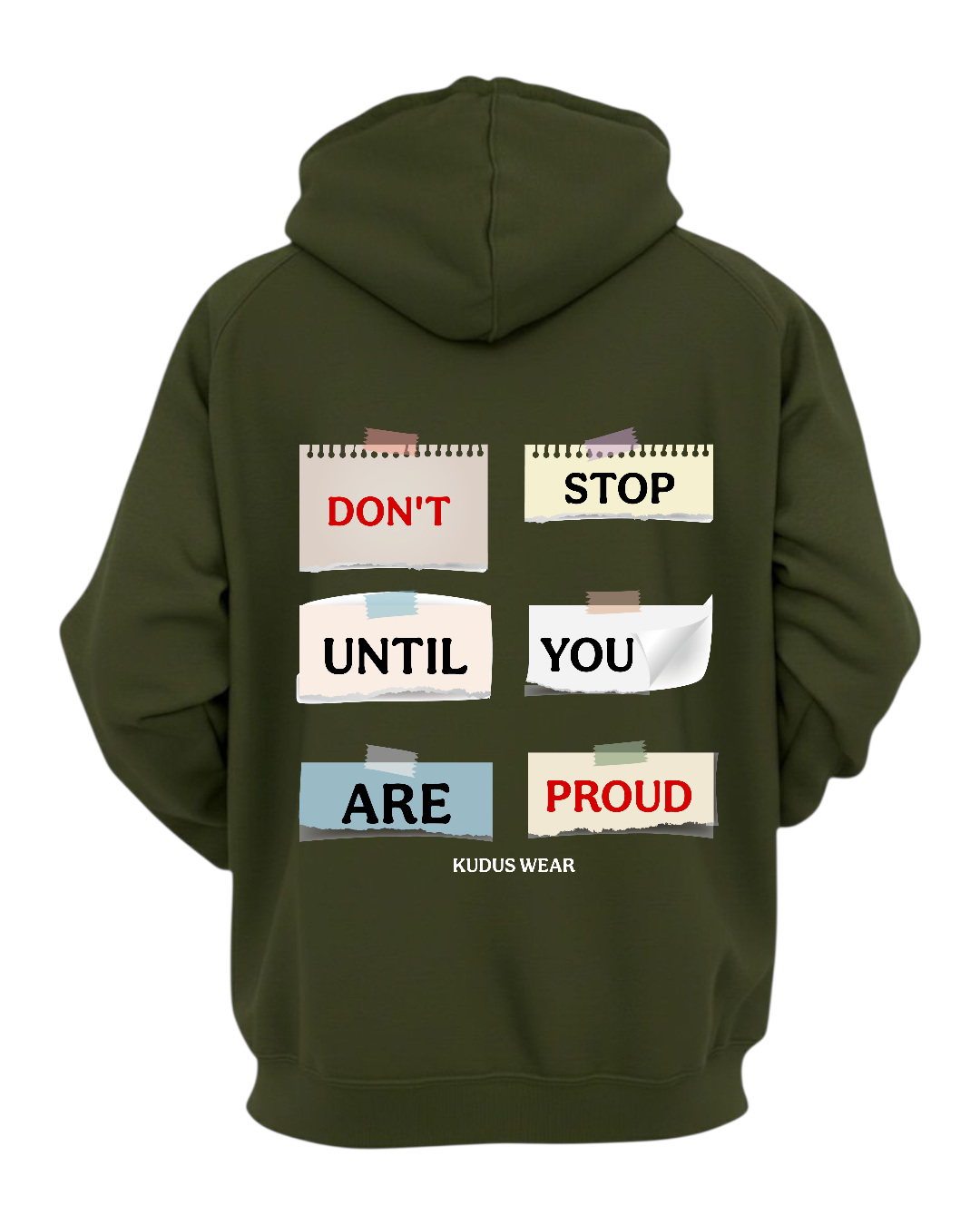 DON'T STOP UNISEX COMFY HOODIE