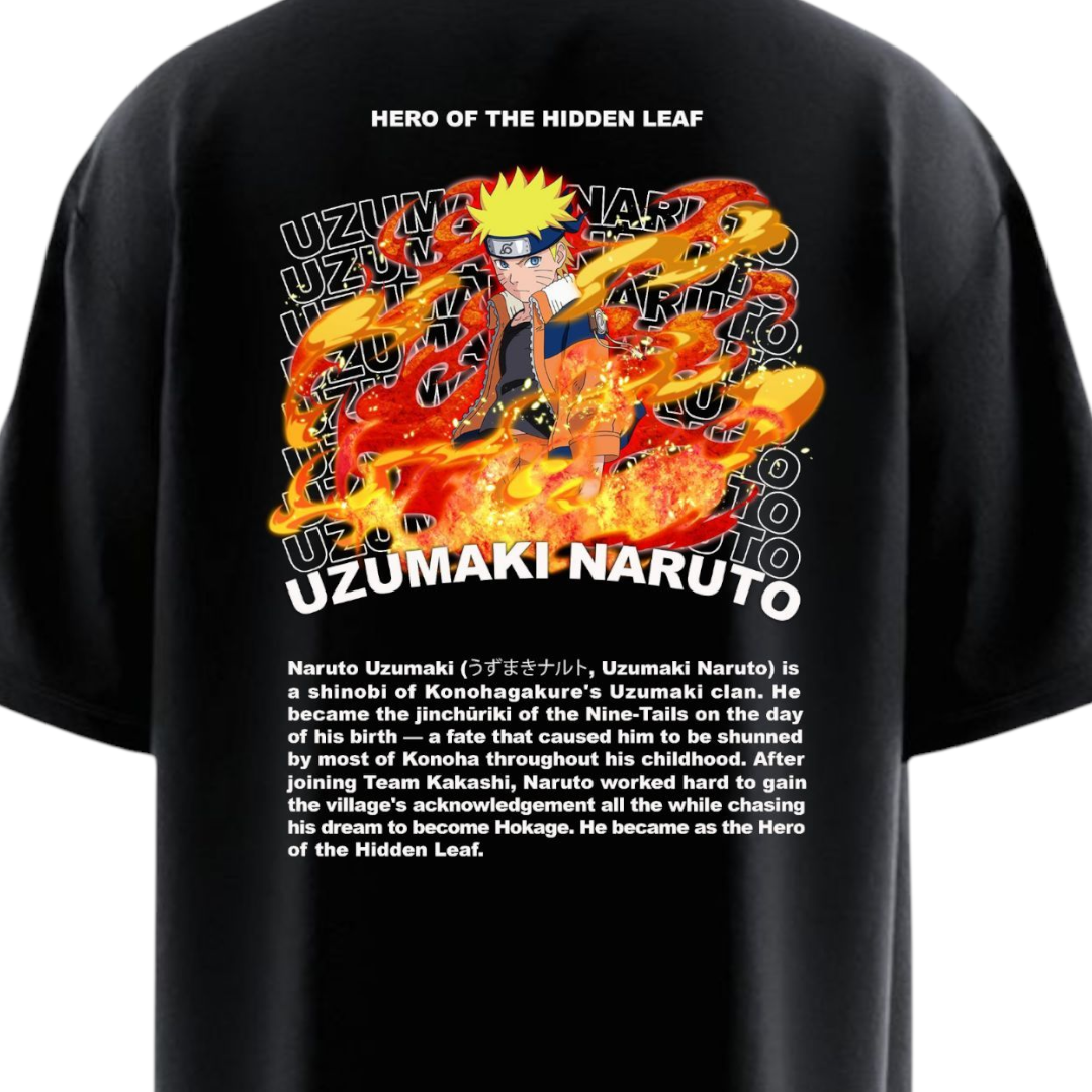 Uzumaki Naruto Oversized T-shirt