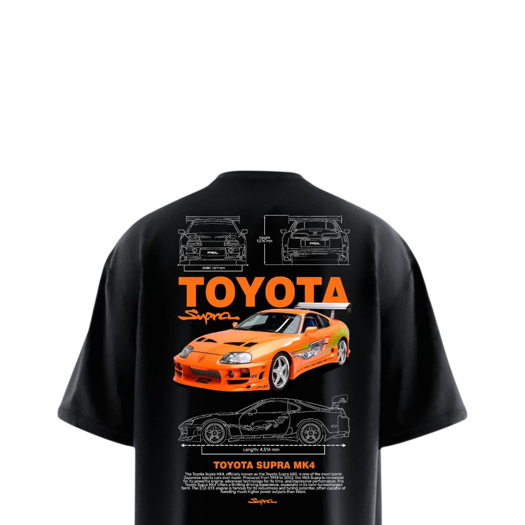TOYOTA SUPRA Heavy Weight Oversized T-shirt