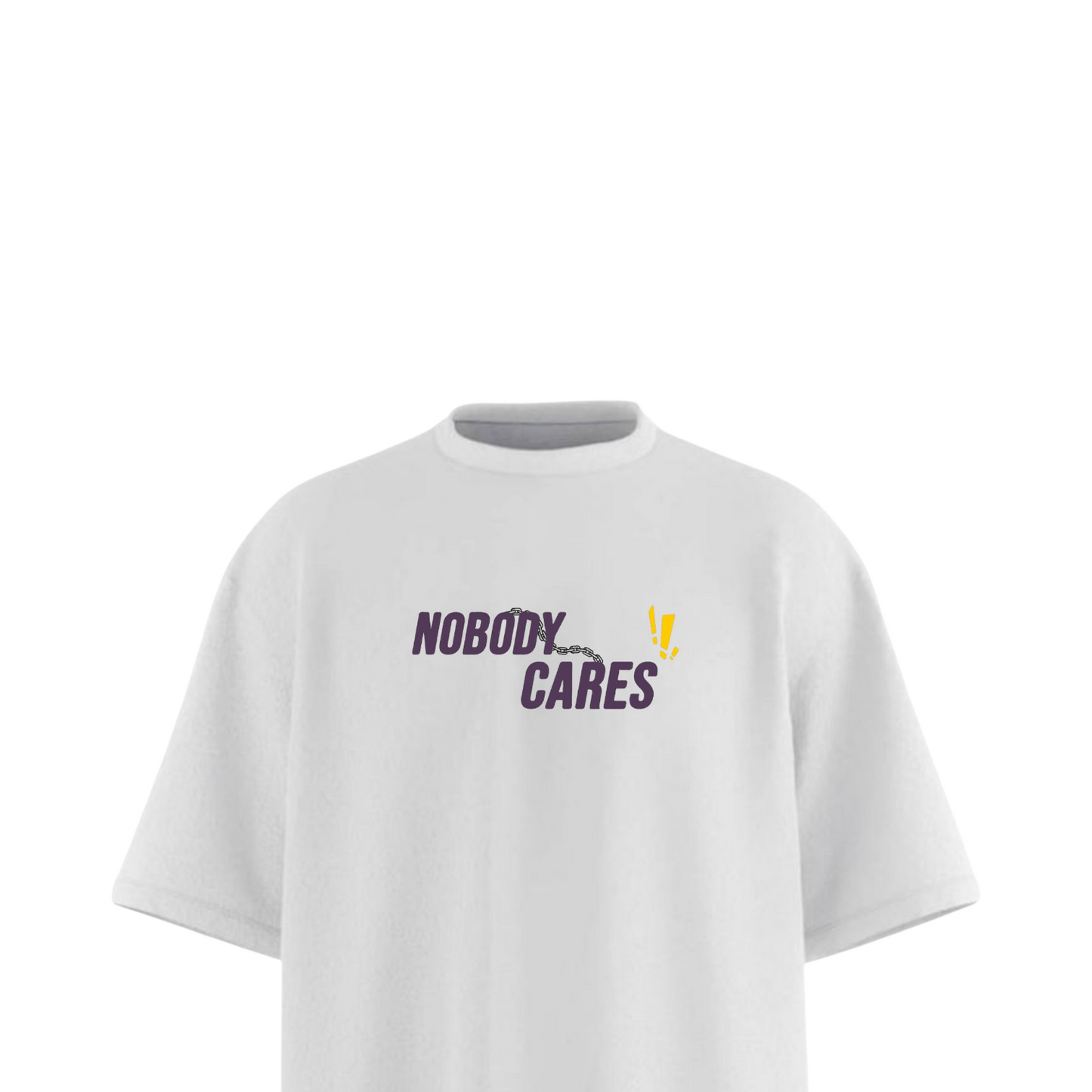 NOBODY CARES Oversized T-shirt