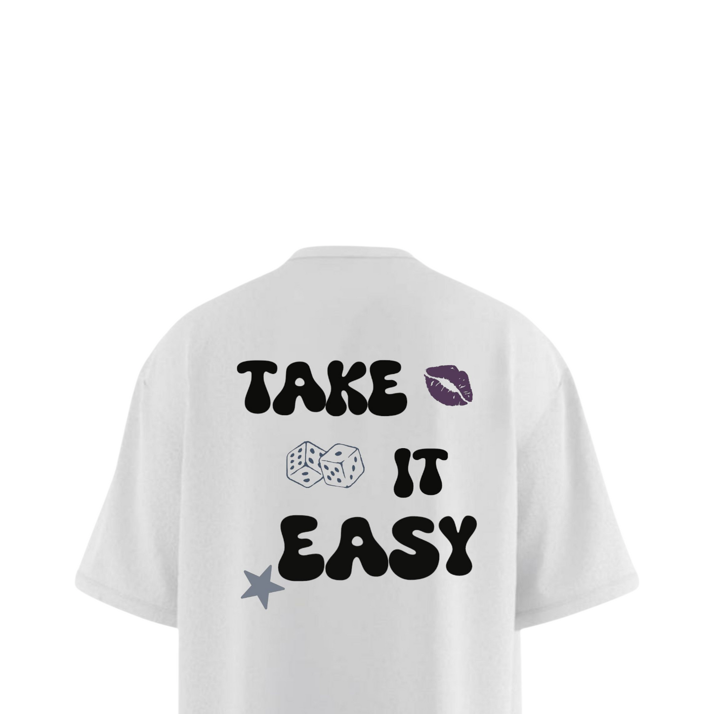 TAKE IT EASY Heavy Weight Oversized T-shirt