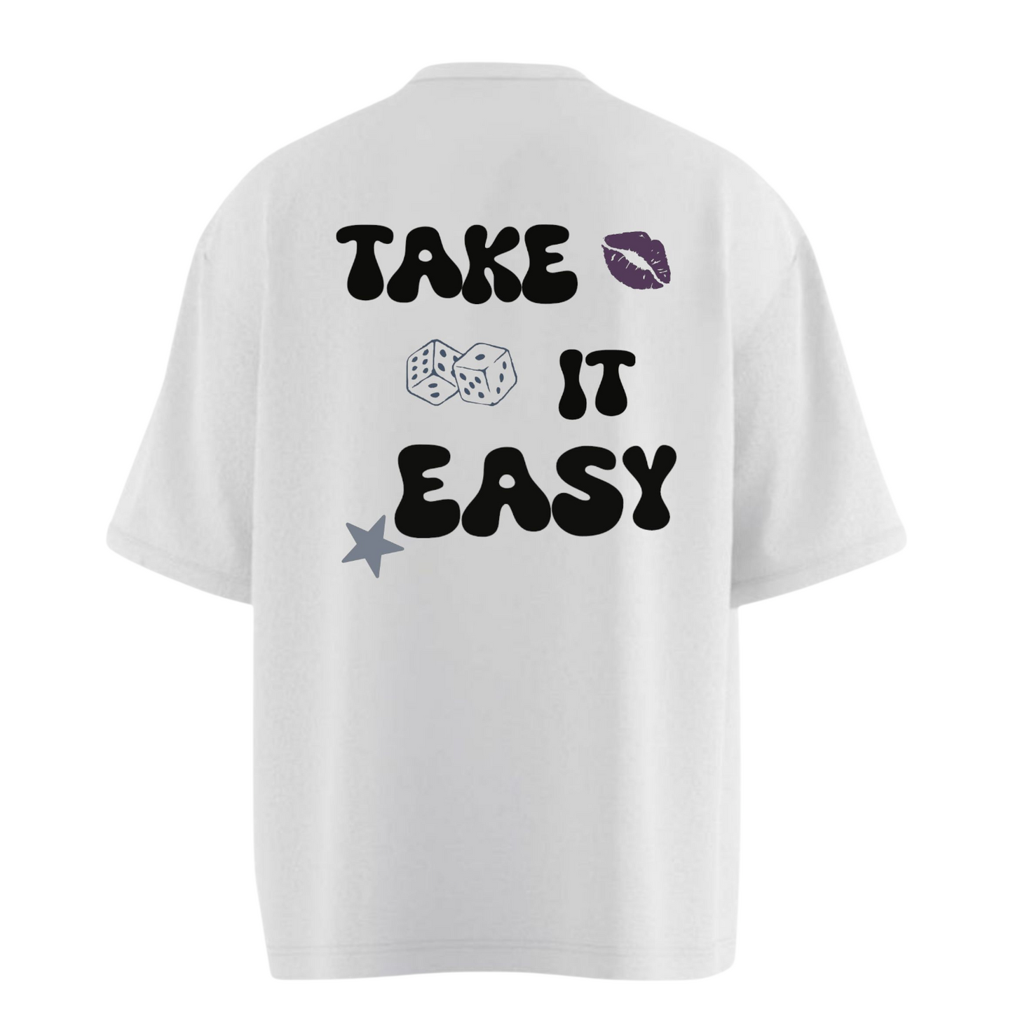 TAKE IT EASY Heavy Weight Oversized T-shirt