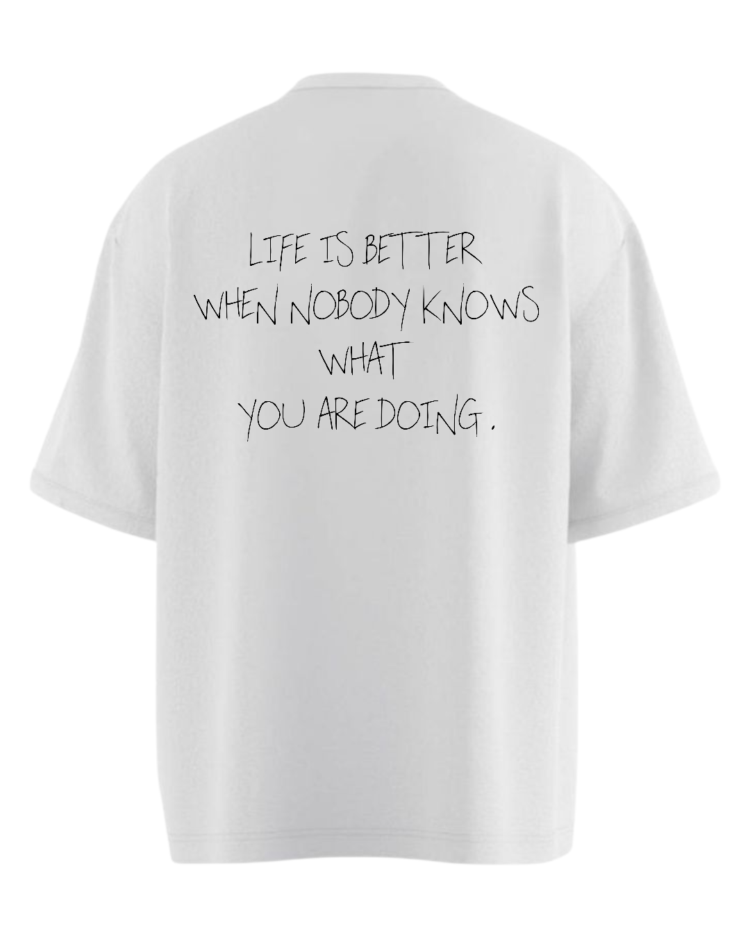 LIFE IS BETTER Heavy Weight Oversized T-shirt