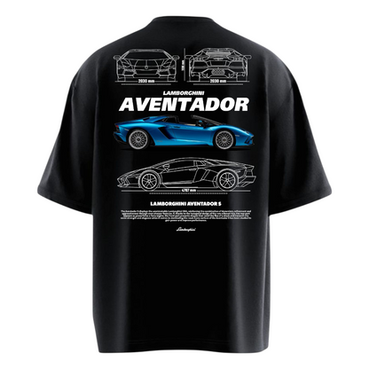 LAMBORGHINI AVENTADOR Heavy Weight Oversized T-shirt