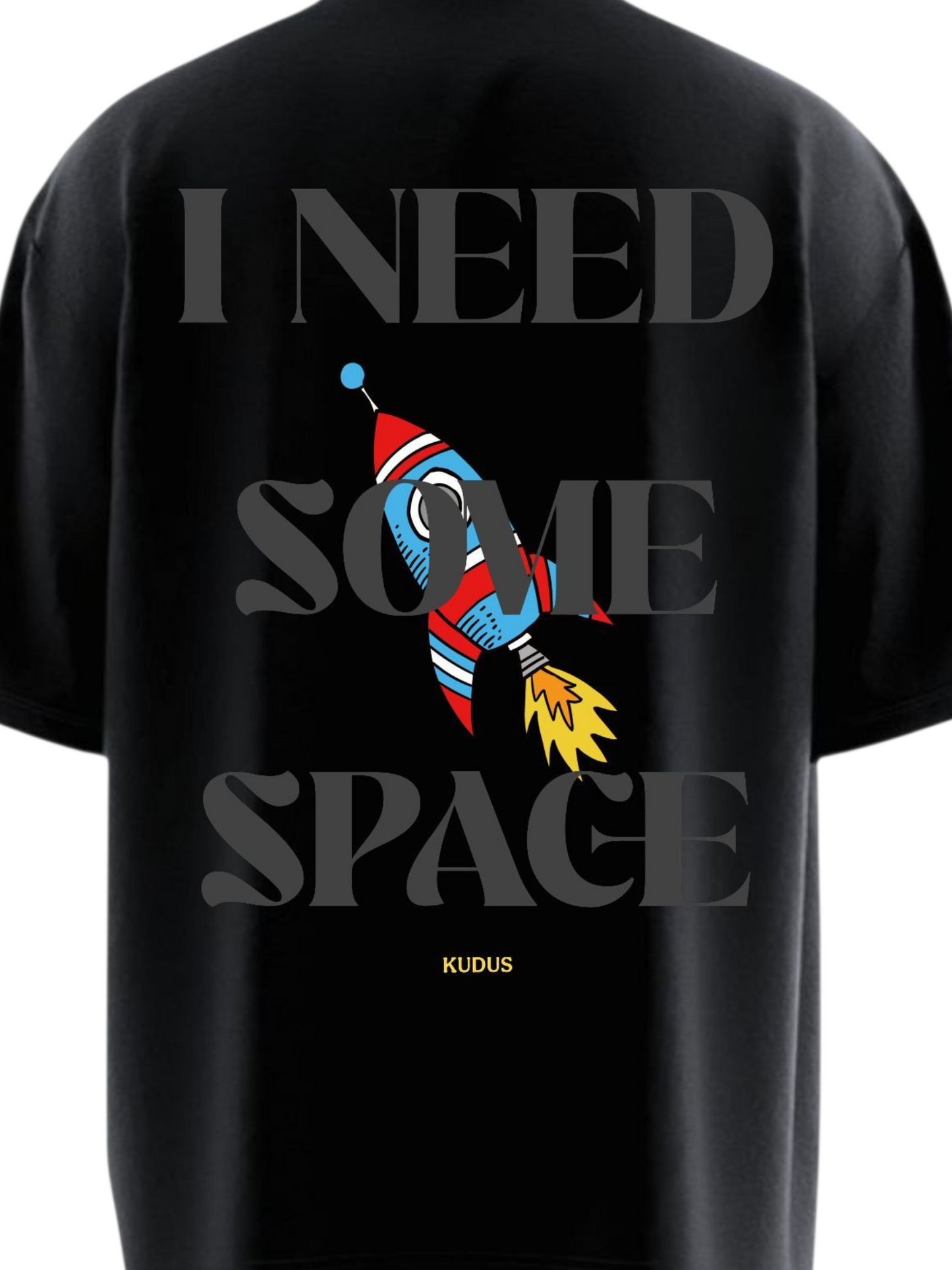 I NEED SOME SPACE Heavy Weight Oversized T-shirt
