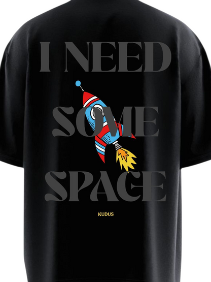 I NEED SOME SPACE Heavy Weight Oversized T-shirt
