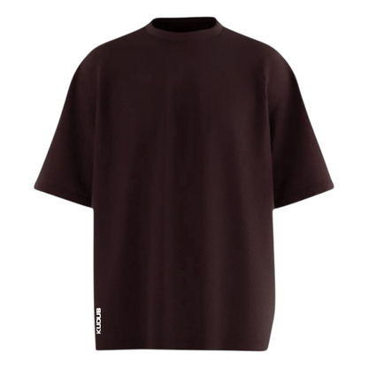 Everyday Classy Brown Solid Ultrasoft Oversized T-shirt