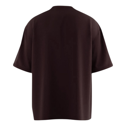 Everyday Classy Brown Solid Ultrasoft Oversized T-shirt