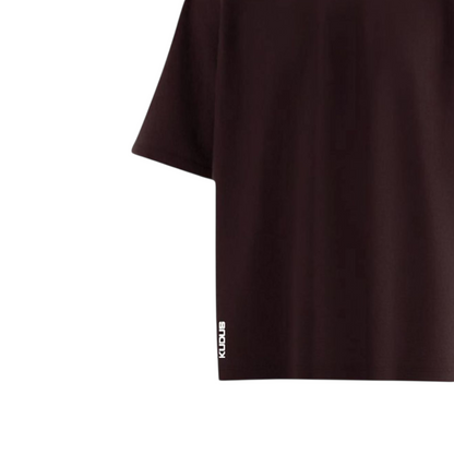 Everyday Classy Brown Solid Ultrasoft Oversized T-shirt