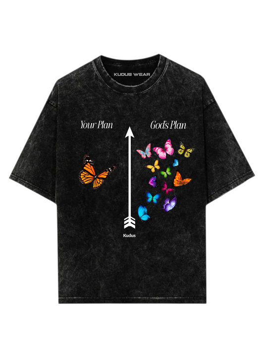 GOD'S PLAN ACID WASH Ultrasoft Oversized T-shirt
