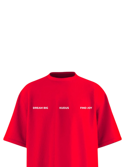DREAM BIG FIND JOY Heavy Weight Oversized T-shirt