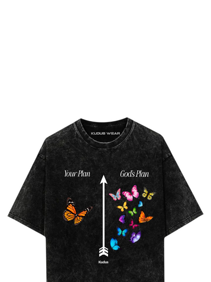 GOD'S PLAN ACID WASH Ultrasoft Oversized T-shirt