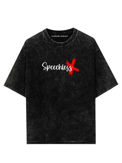 SPEECHLESS Acid Wash Ultrasoft Oversized T-shirt